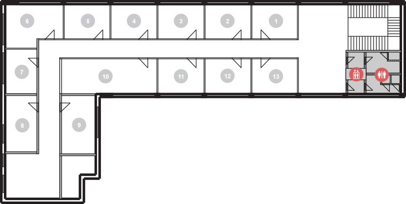 Administratívne centrum | Druhé podlažie