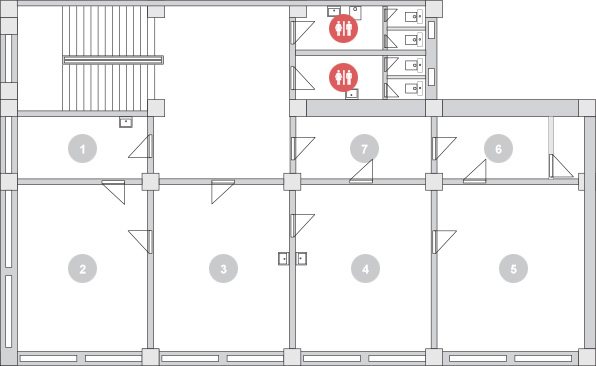 Obchodné centrum | Blok D | Druhé podlažie